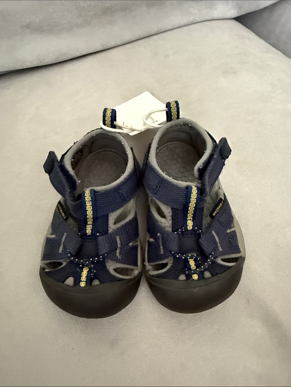 Keen toddler c5 Navy and Yellow Closed-Toe Sandals